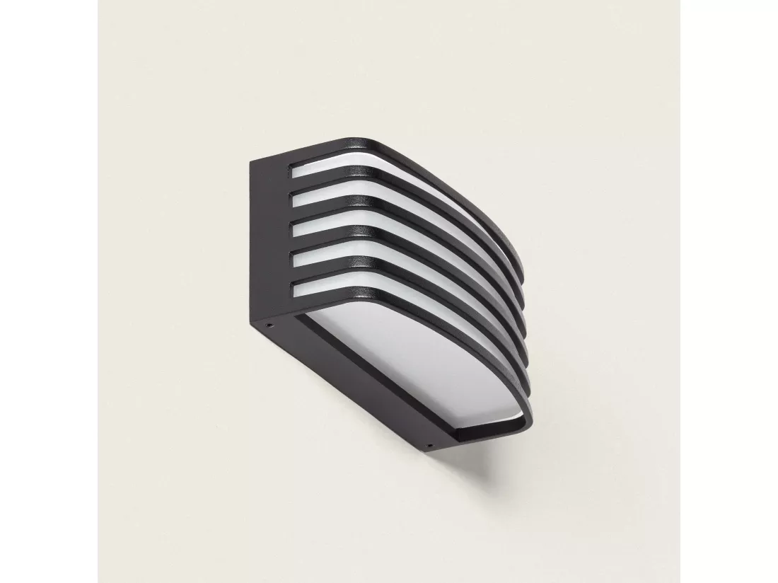 Applique Murale Extérieure LED 12W Éclairage Rectangulaire Noire Juli Noir