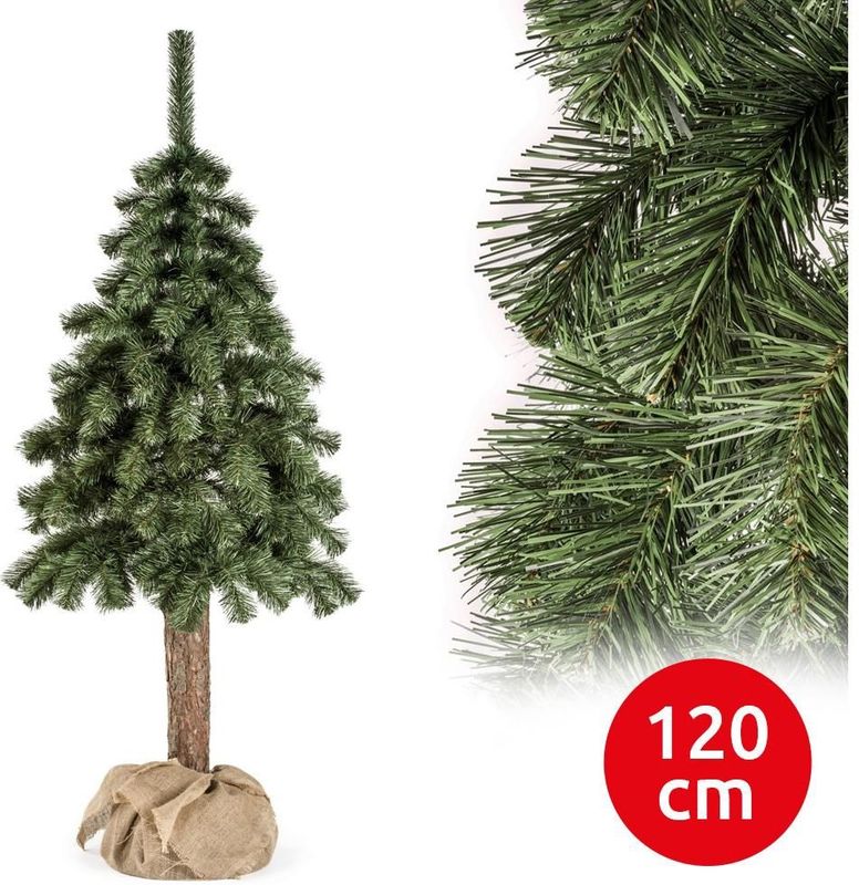 Kerstboom op een stam NATURAL 120 cm spar