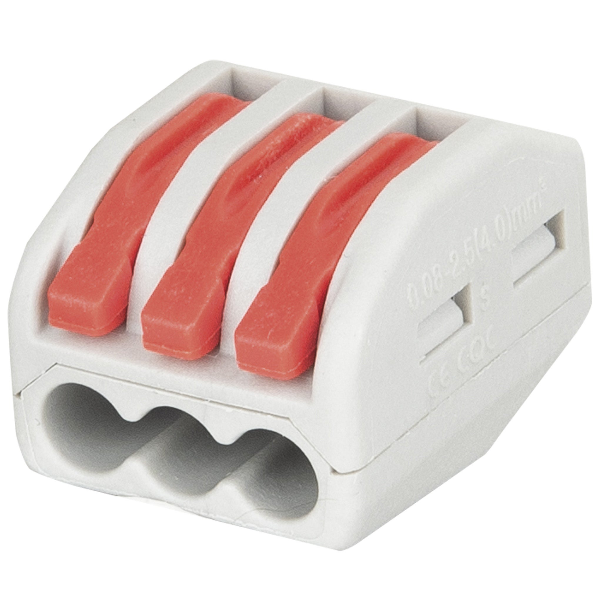 Showgear kabelterminal 3-weg, rood
