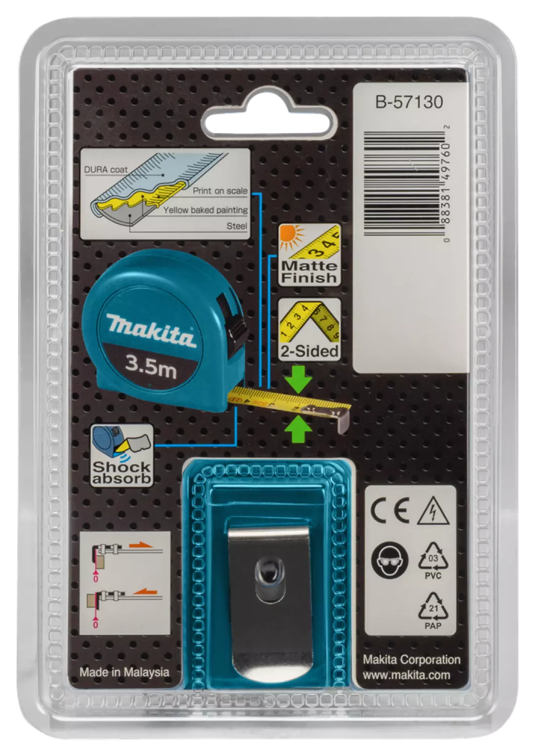 Makita B-57130 Rolbandmaat 3,5mx16mm