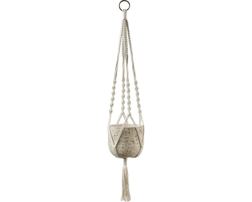 Macramé natuurlijk beige