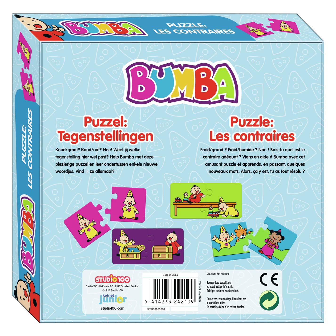 Bumba Puzzel 10in1