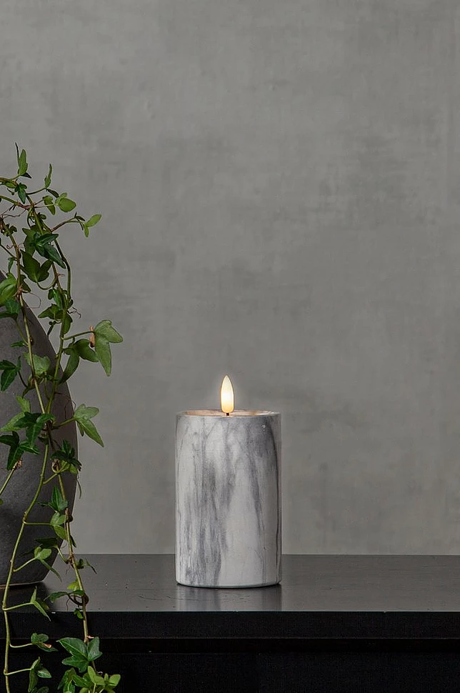 FLAMME MARBLE kubbelys LED 15 cm