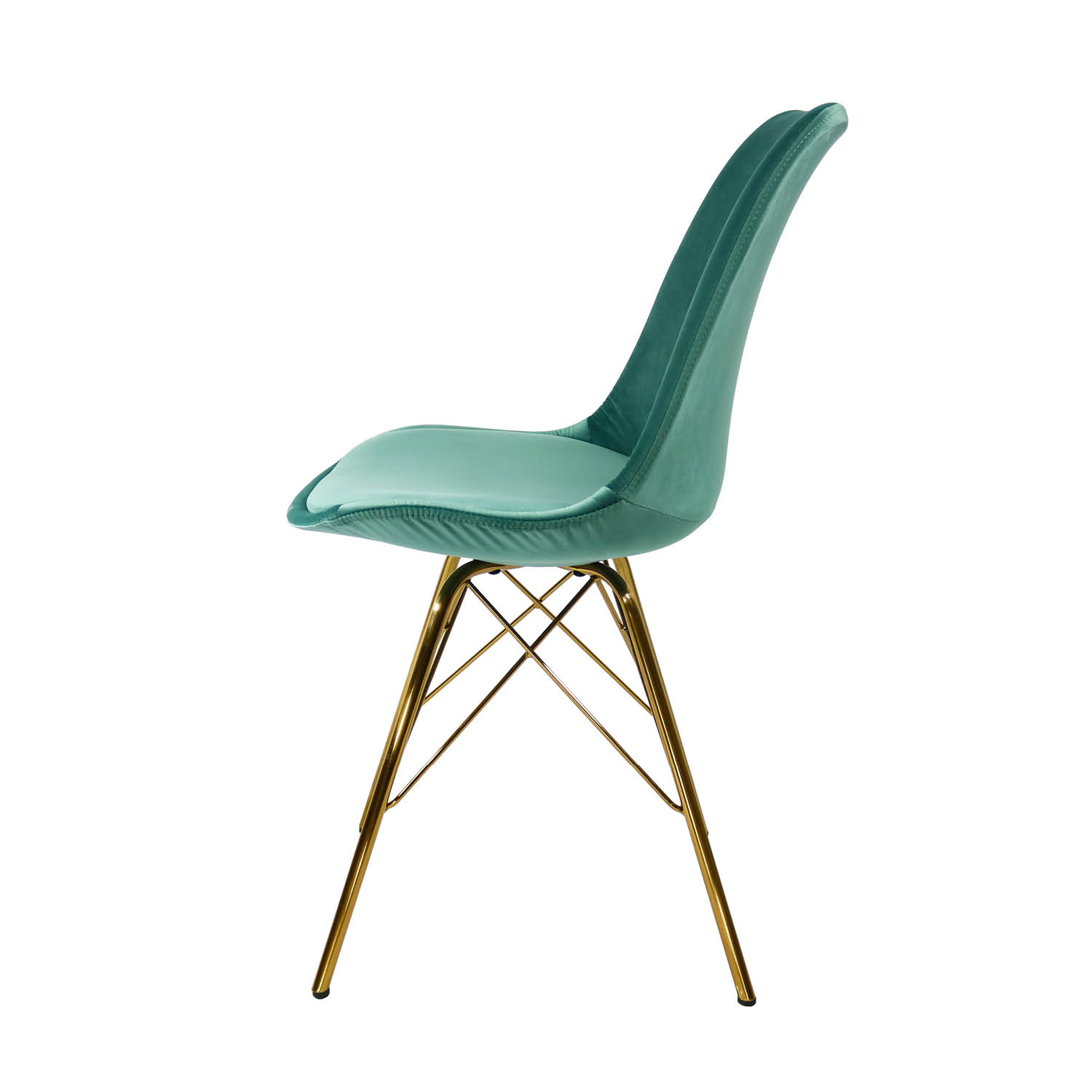 Kick kuipstoel - Velvet mint GL