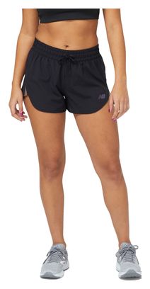 Short New Balance Q Speed Femme Noir