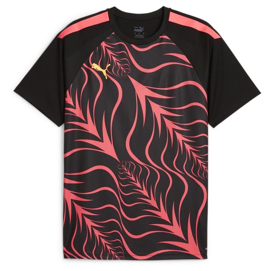 PUMA Maillot d'Entraînement individualLIGA Graphic - Noir/Crépuscule/Sun Stream
