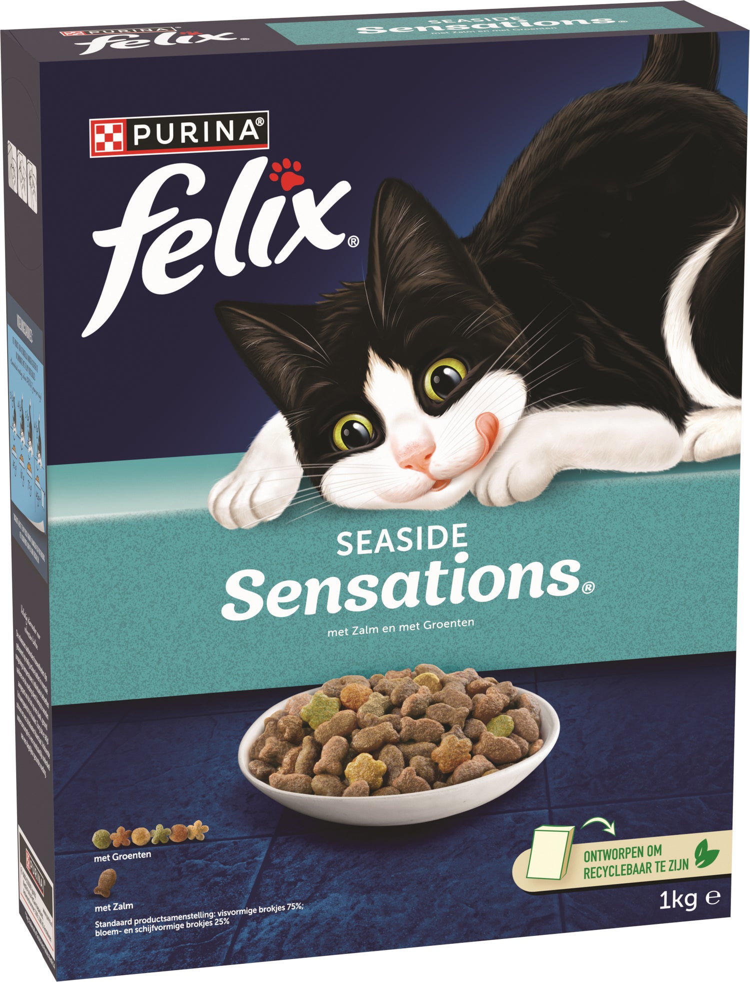 Felix kattenbrokken Seaside Sensations zalm / groenten 1 kg