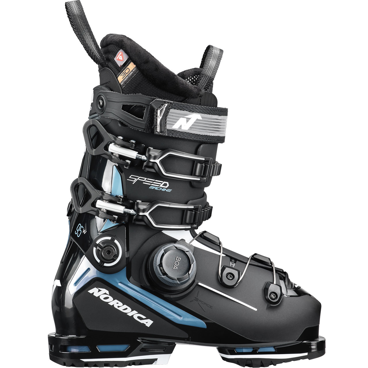 Nordica Speedmachine 3 BOA 95 W GW black/light blue/white | Nordica Skischuhe | Nordica | N | MARKEN | XSPO