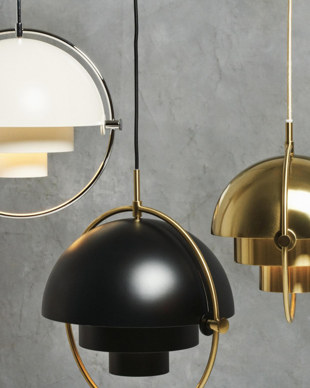 Gubi Multi-Lite hanglamp small Ø25.5 messing