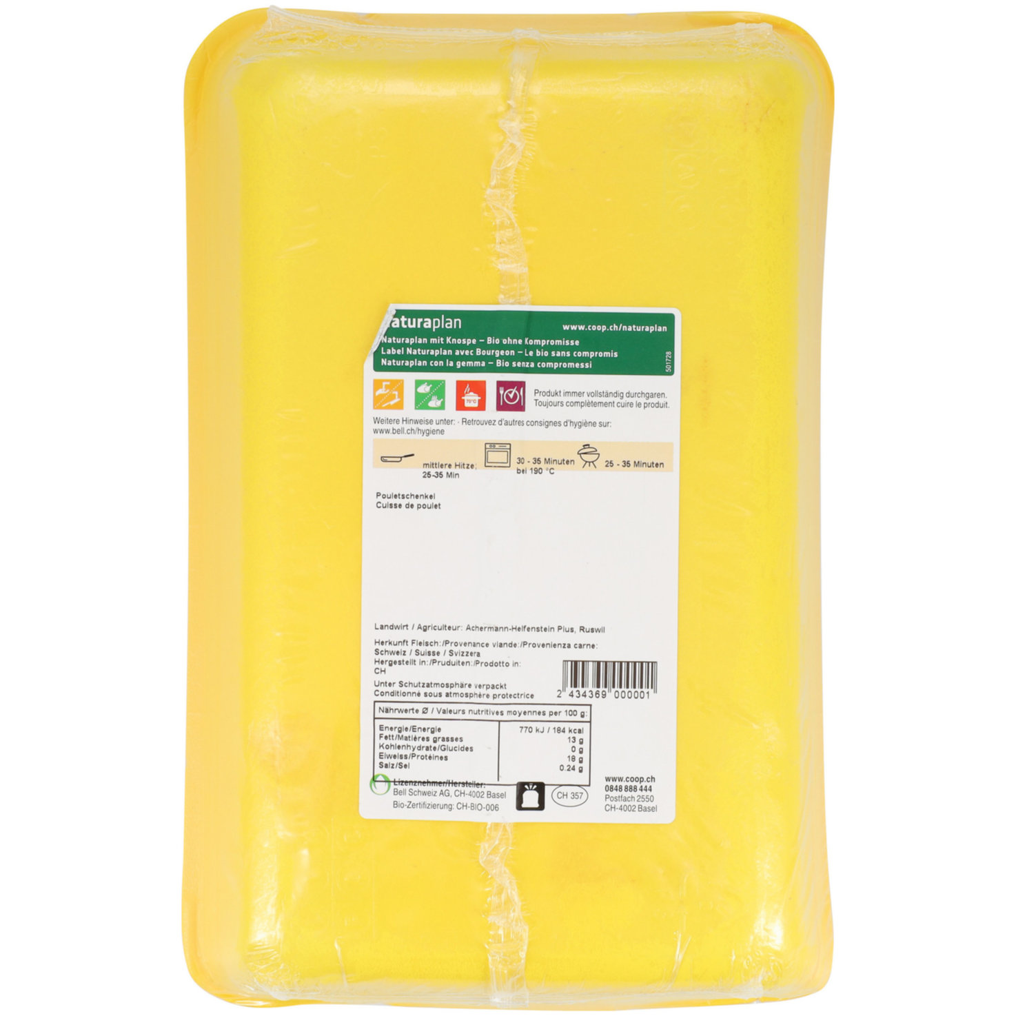 Naturaplan Bio Pouletschenkel ca. 750g