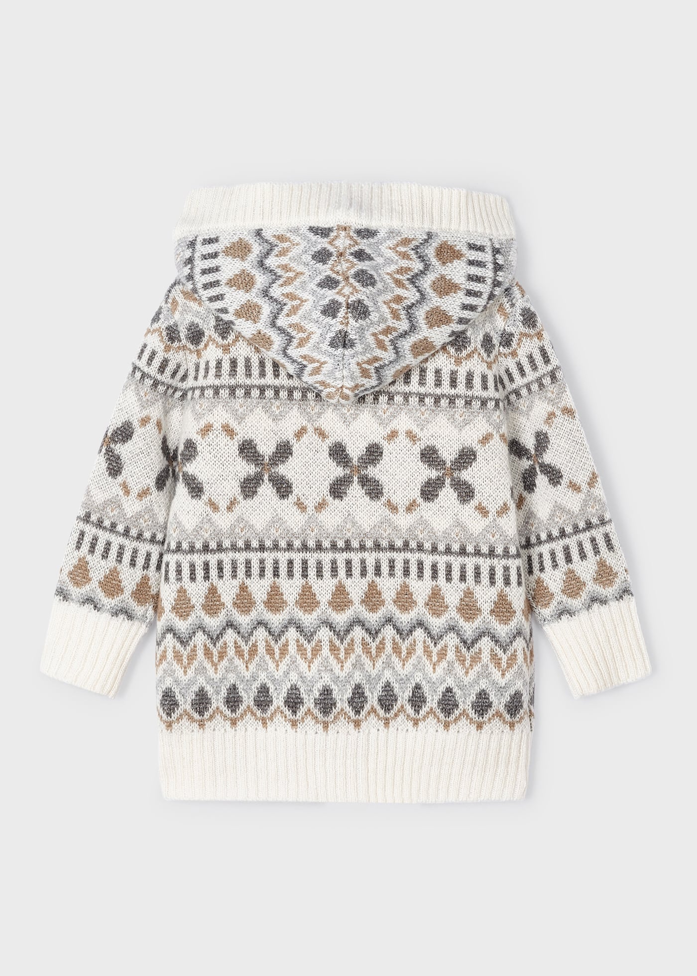Cardigã jacquard para menina