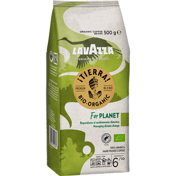 Lavazza Tierra Premium Blend Bio Bonen 500g