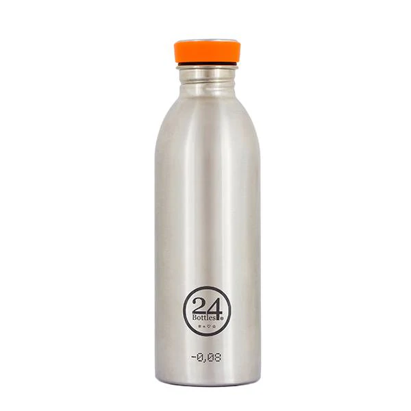 24Bottles  24bottles, Urban vandflaske, sølvfarvet -  500ml.