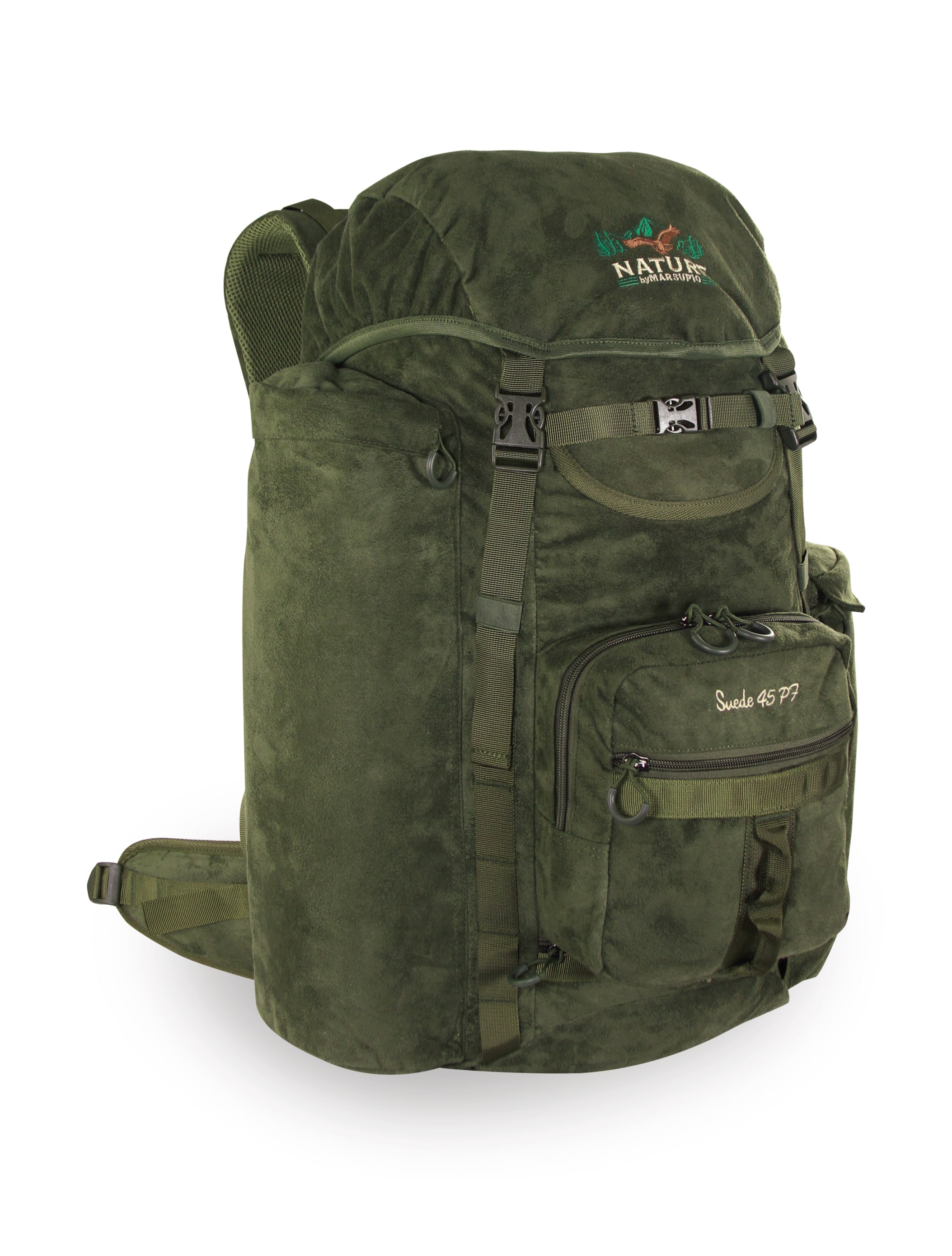Marsupio Suede jaktsekk 45L<br>Komfortabel og lydløs jaktsekk!