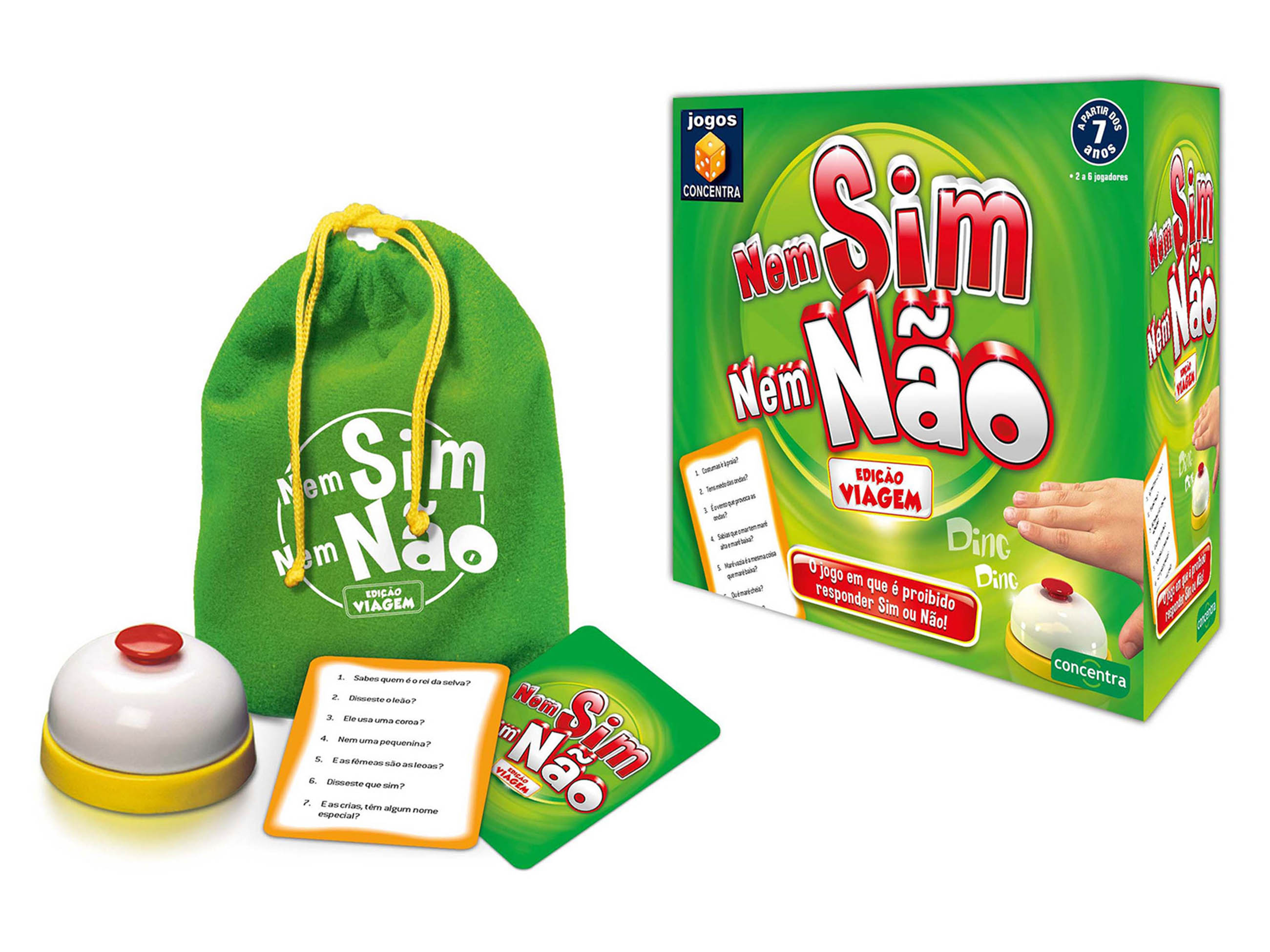 JOGO DE VIAGEM CONCENTRA NEM SIM NEM NÃO