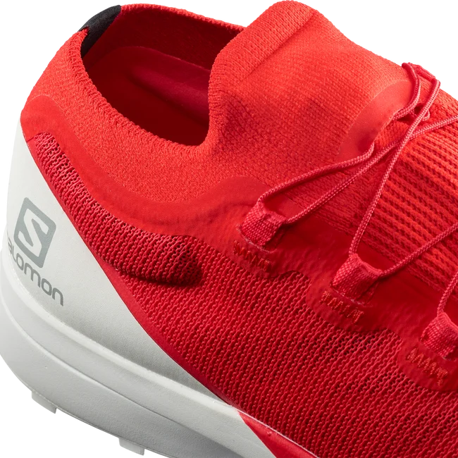 S/LAB SENSE 8  Trailrunning-Schuhe Unisex RacingRed/White/White