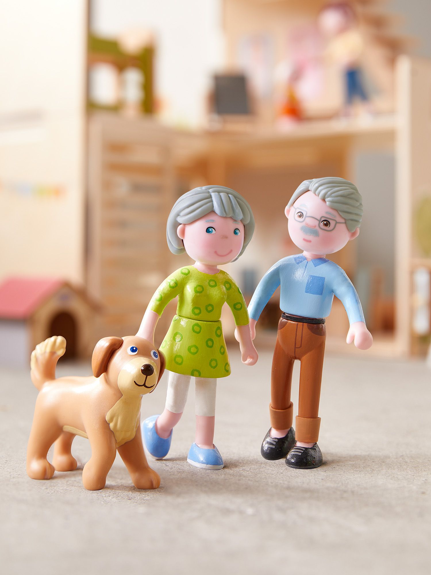 HABA Minipuppe Little Friends - Spielset Großeltern