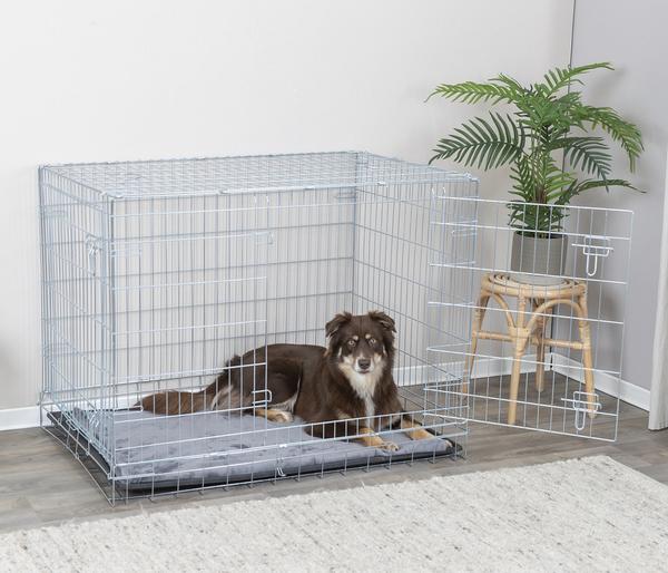 Trixie Hundekäfig mit 2 Türen, schwarz