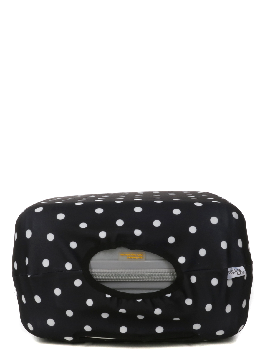Housse de valise Periea Black with White Dots S