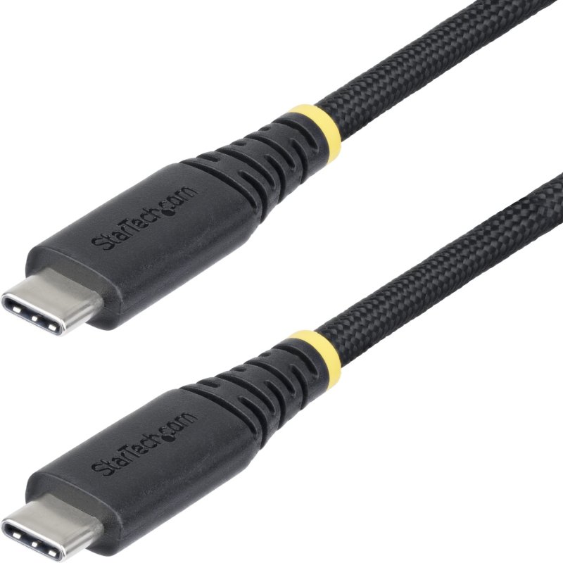 StarTech.com Câble de Charge USB-C de 3m, Durable et Ultra-Flexible, PD EPR 240W (5A), Câble de Recharge USB 2.0 pour Ordinateur Portable, Certifié USB-IF, Cordon de Recharge USB-C Robuste