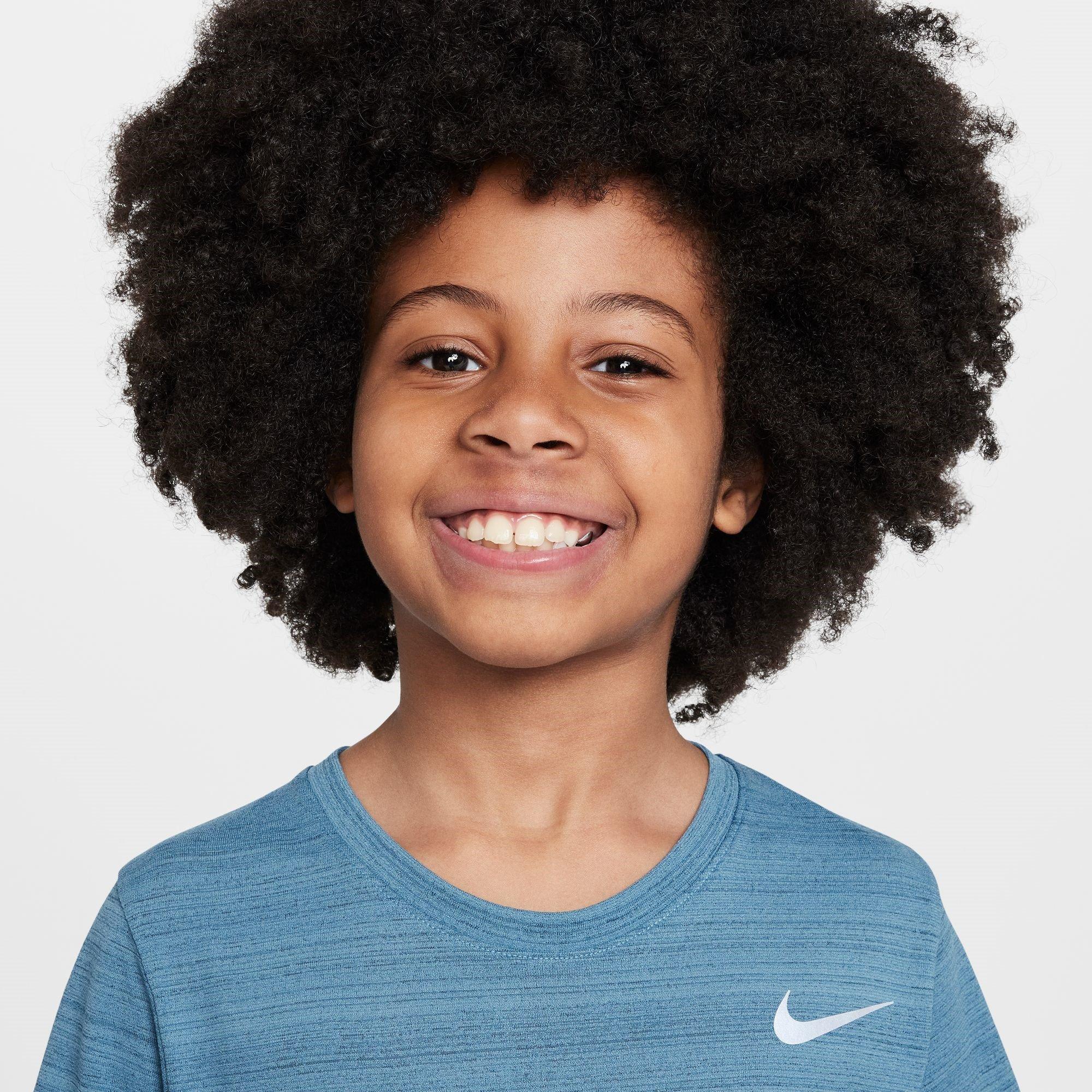 Nike Dri FIT Miler Big Kids(Boys) Training Top