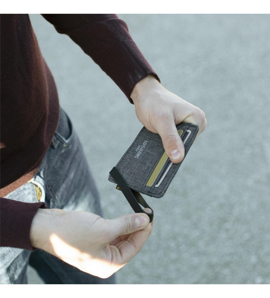 Porta-cartões Lois com proteção RFID LOIS 203698 cinza escuro