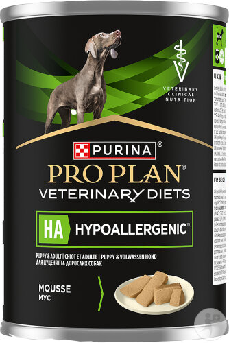 Pro Plan Veterinary Diets HA Hypoallergenic Pâtée Pour Chiot Et Chien Adulte 12x400g