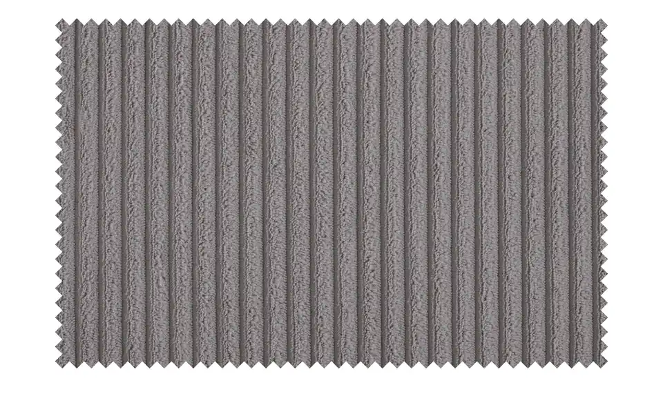 Ecksofa Arissa de Luxe Grau rechts Cordstoff