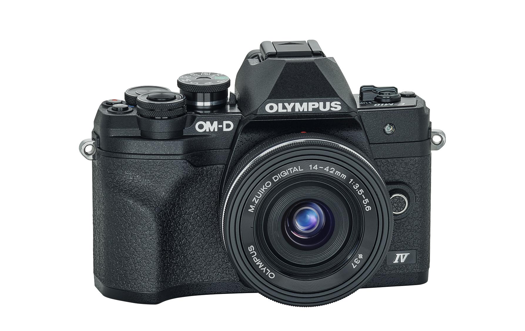 Fotokamera E-M10 Mark IV Kit 14-42 Schwarz<br>Kompakte Fotokamera mit Bildstabilisator und Sucher