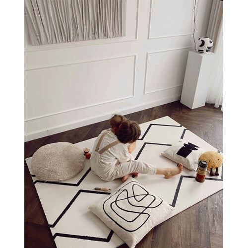 Eeveve foam speelmat 180x120 cm - beni - ecru