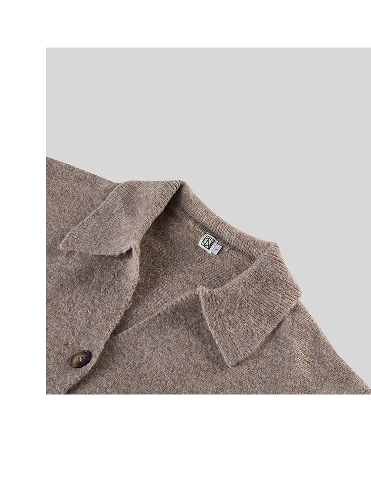Naideth - Effen vest met kraag