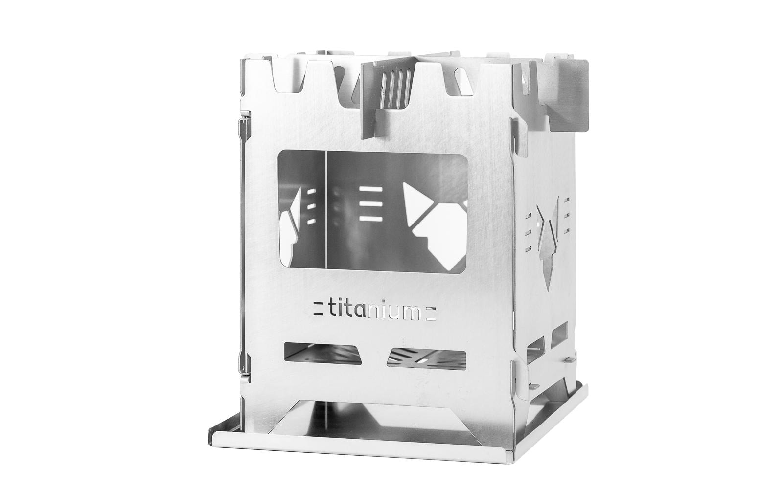 Campingkocher Hobo Premium, Titan<br>Multifunktionaler Kocher und Grill