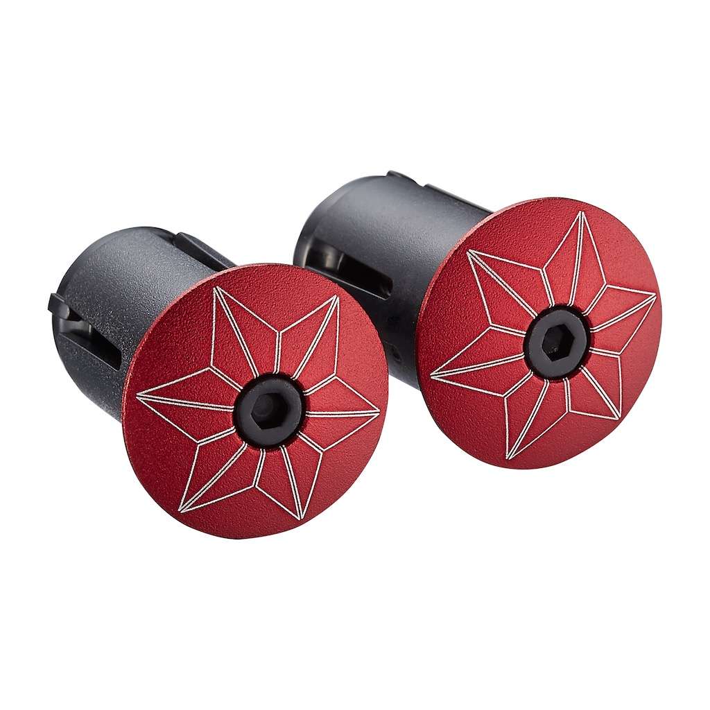 Supacaz Super Sticky Kush Star Fade Stuurlint Rood/Zwart