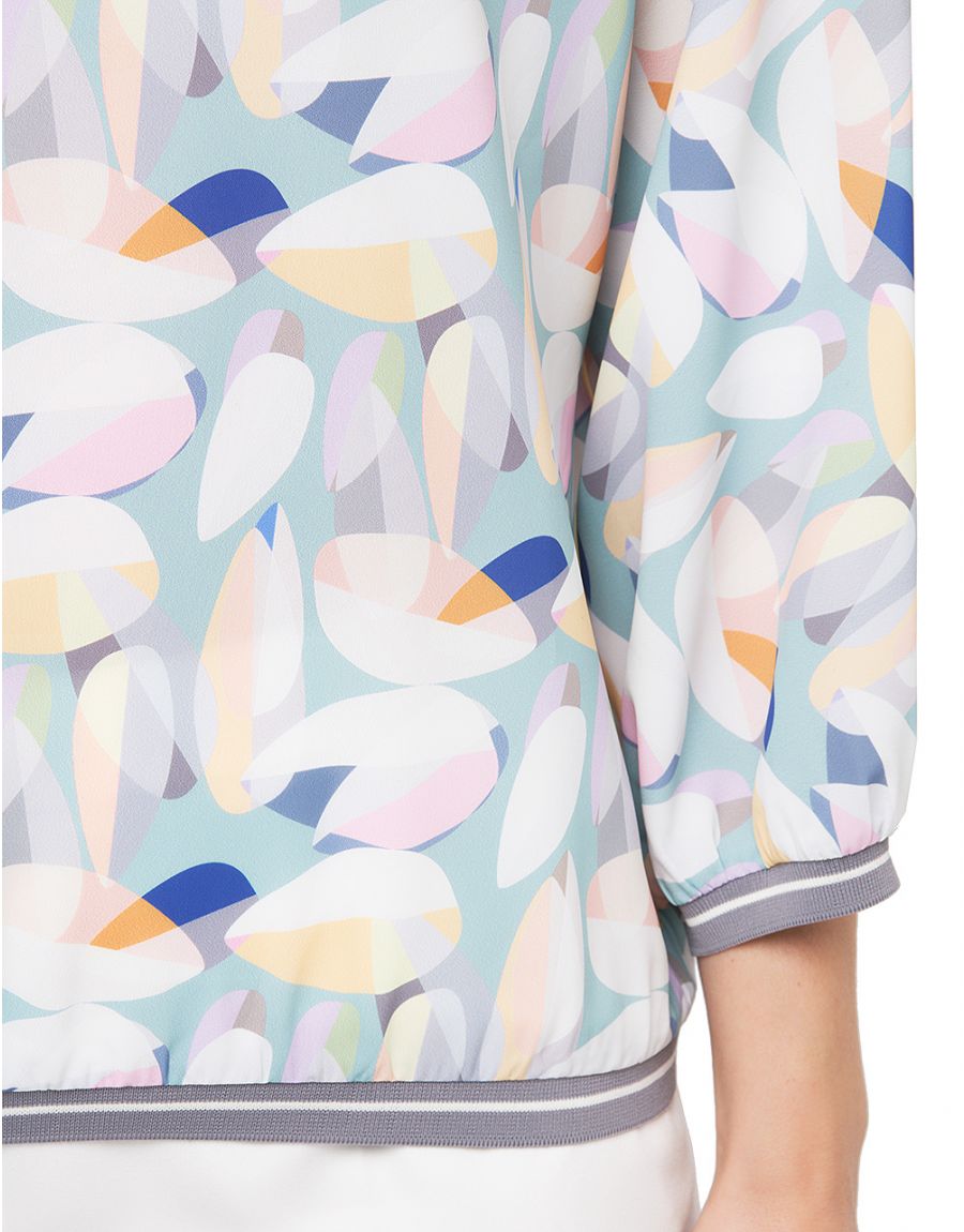 Blouse imprimée pastel