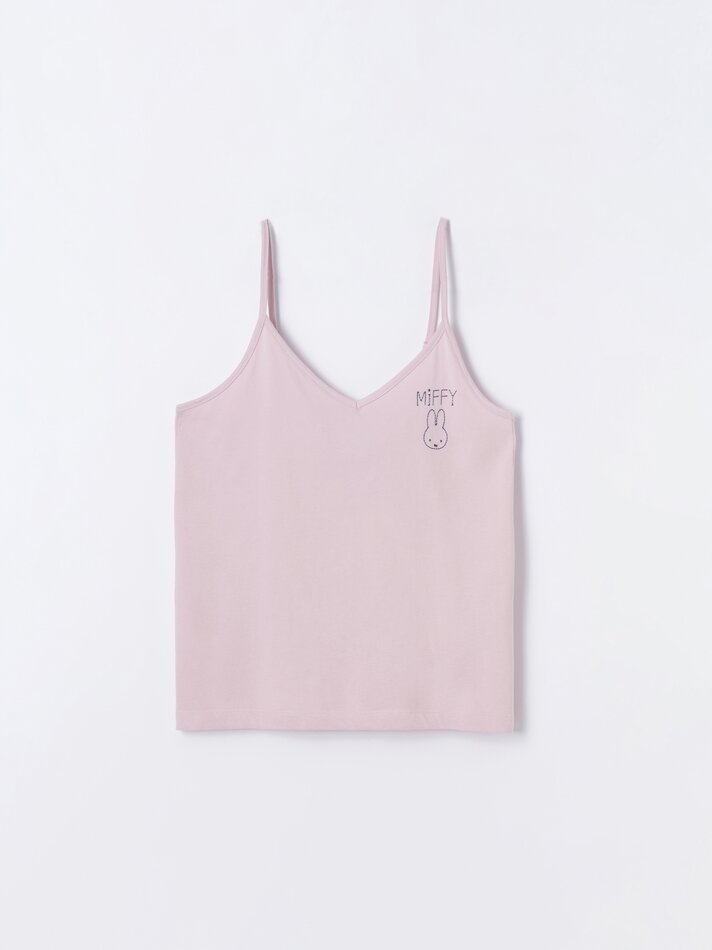 Conjunto de pijama estampado da Miffy - Rosa nude