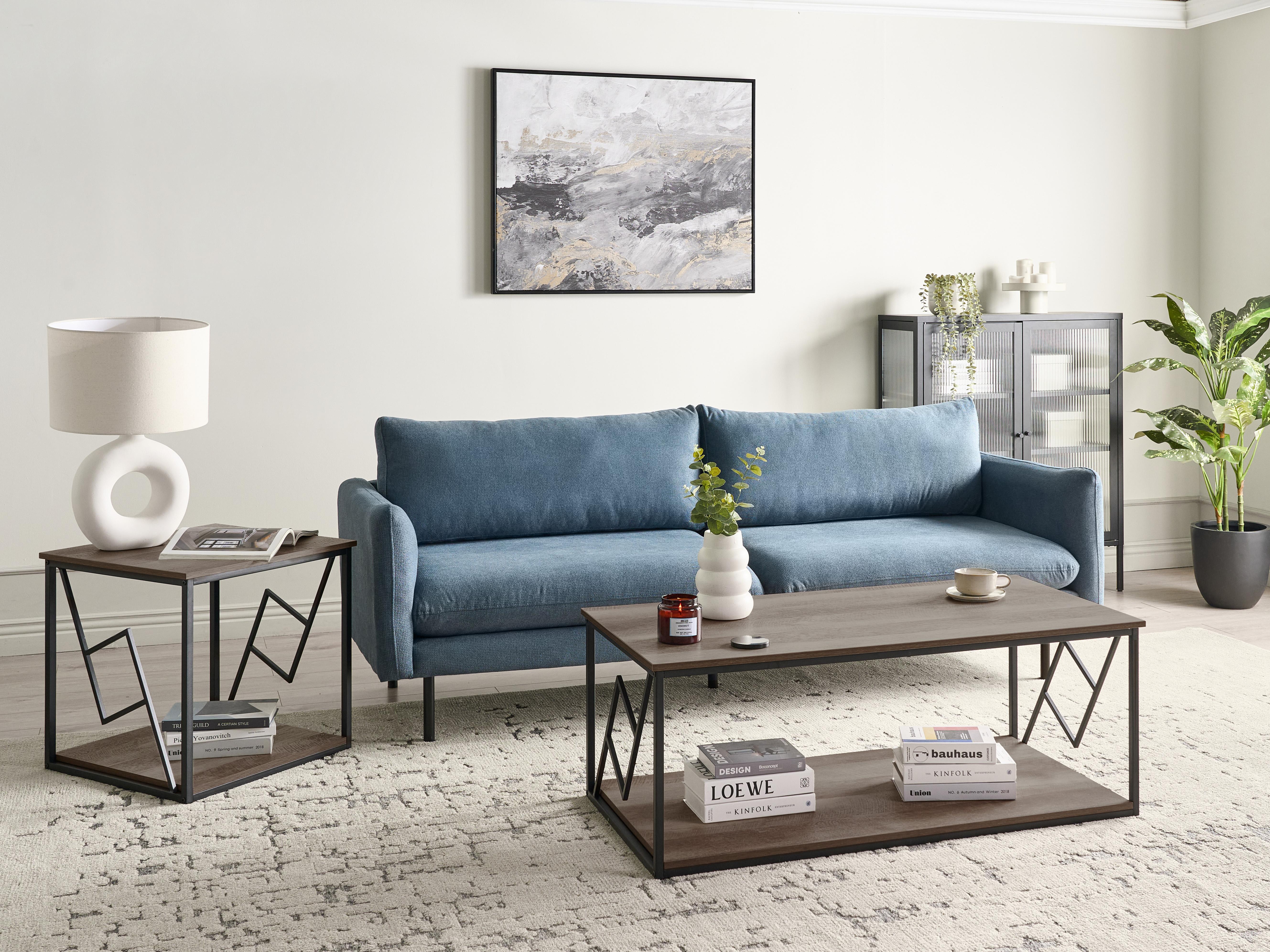 Salontafel FORRES Bruin/zwart