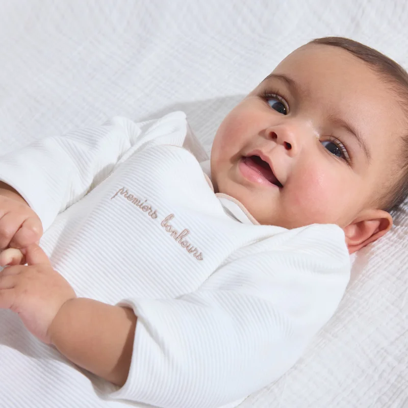 Dors-bien fantaisie blanc naissance mixte Blanc