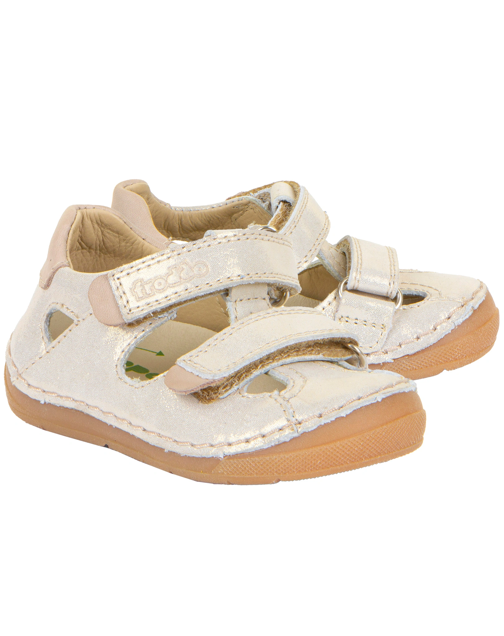 Klett-Lauflernsandalen PAIX DOUBLE in gold shine