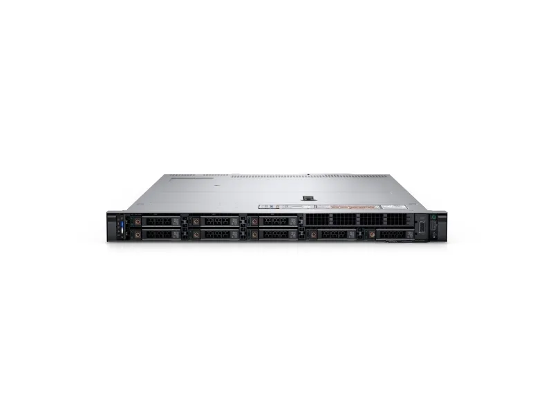 Dell PowerEdge R450 - Server - rack-monterbar 1U - 2-vejs - 1 x Xeon Silver 4310 / op til 3.3 GHz - RAM 16 GB - HDD 1.2 TB - Matrox G200 - Gigabit Ethernet - skærm: ingen - sort - med 3 års Basic Onsite