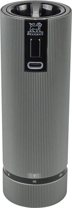 Peugeot Peberkværn elektrisk og peber Line uS 15 cm Carbon Alu/Plast Carbon
