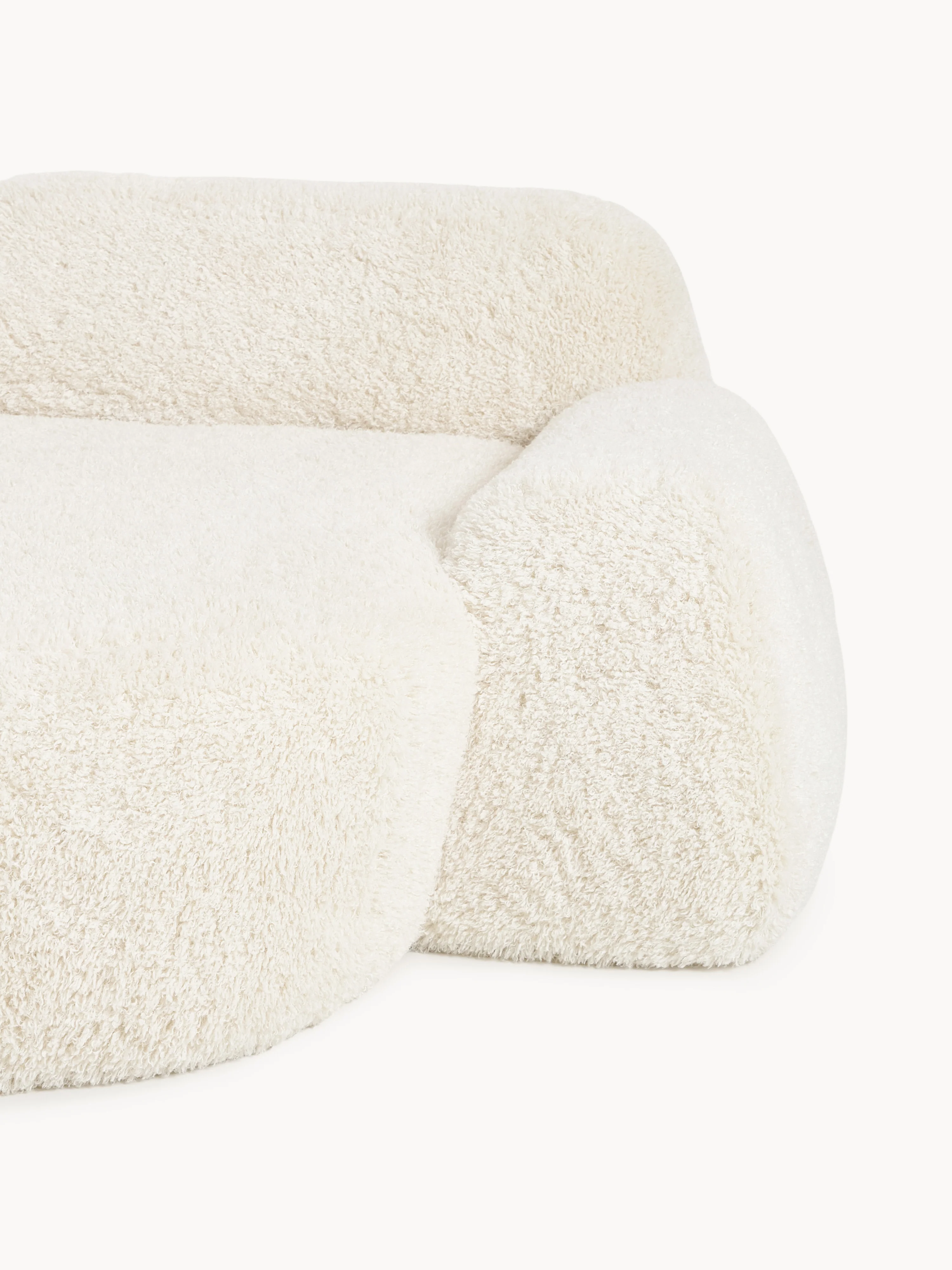 Modulaire teddy hoekbank Wolke (3-zits)
