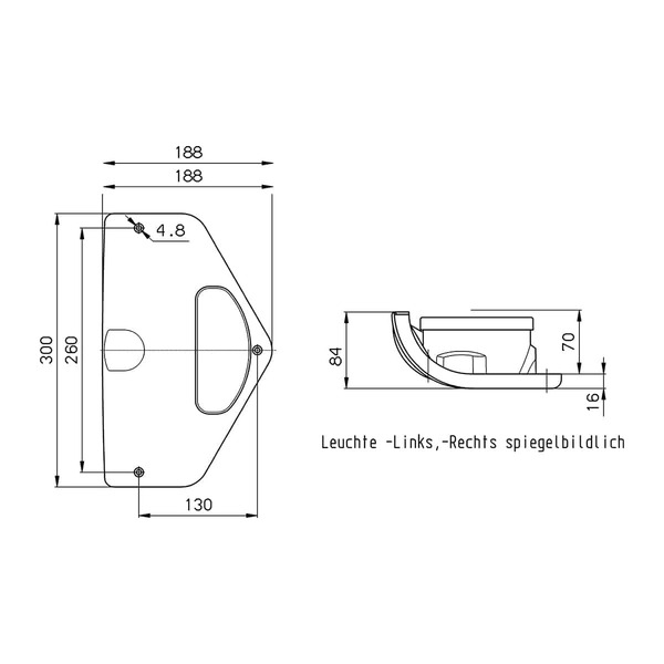 Multiple Function Light L 2000 - Rechts