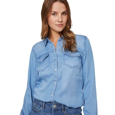 Chemise à manches longues femme Vibista Noos VILA