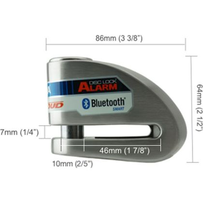 Antivol XENA Bloque disque Alarme XX14 Bluetooth SRA Universel