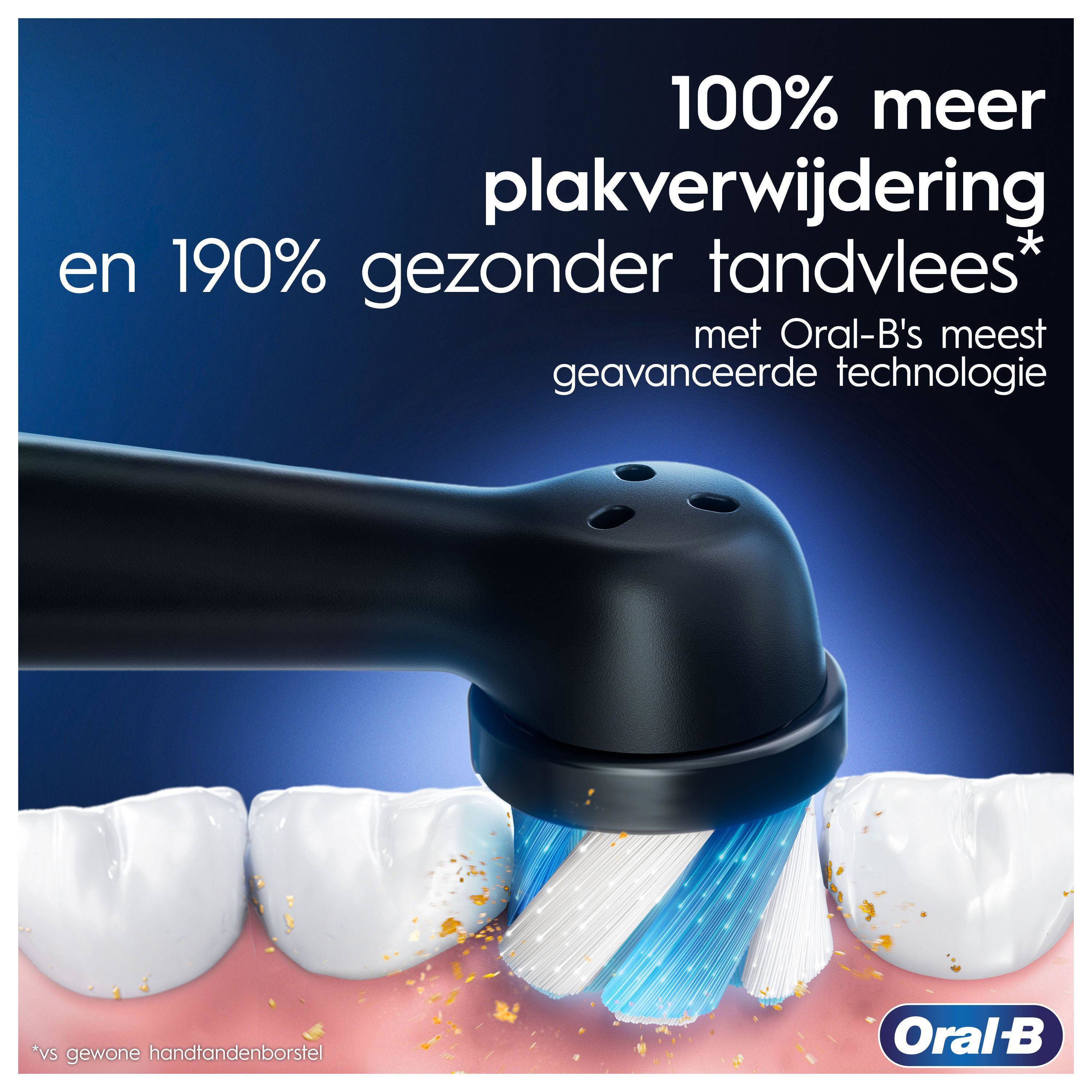 Oral-B IO 6 - 2 elektrische tandenborstels - Zwart + Roze