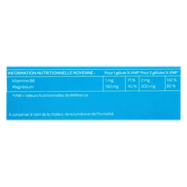 Arkopharma Magnésium Vitamine B6 Nervosité et Fatigue 60 gélules