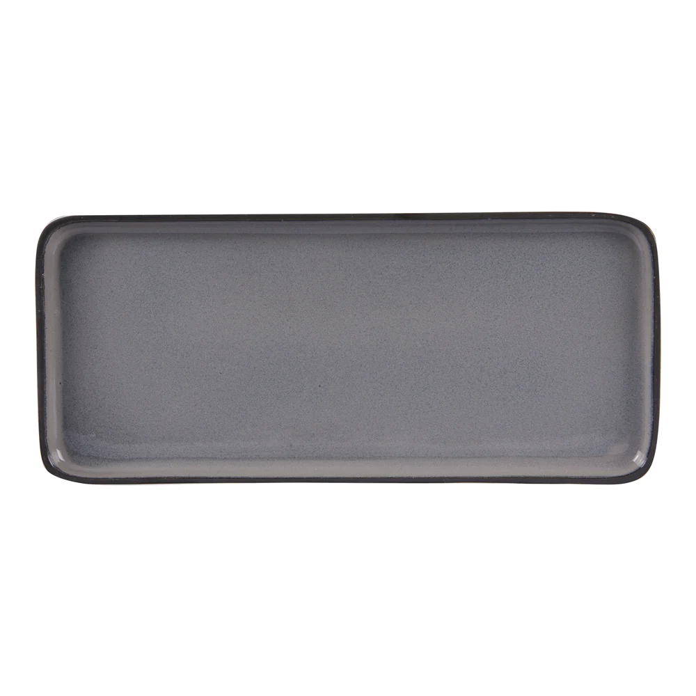 Plat Tikan 22x12 cm gris Table passion