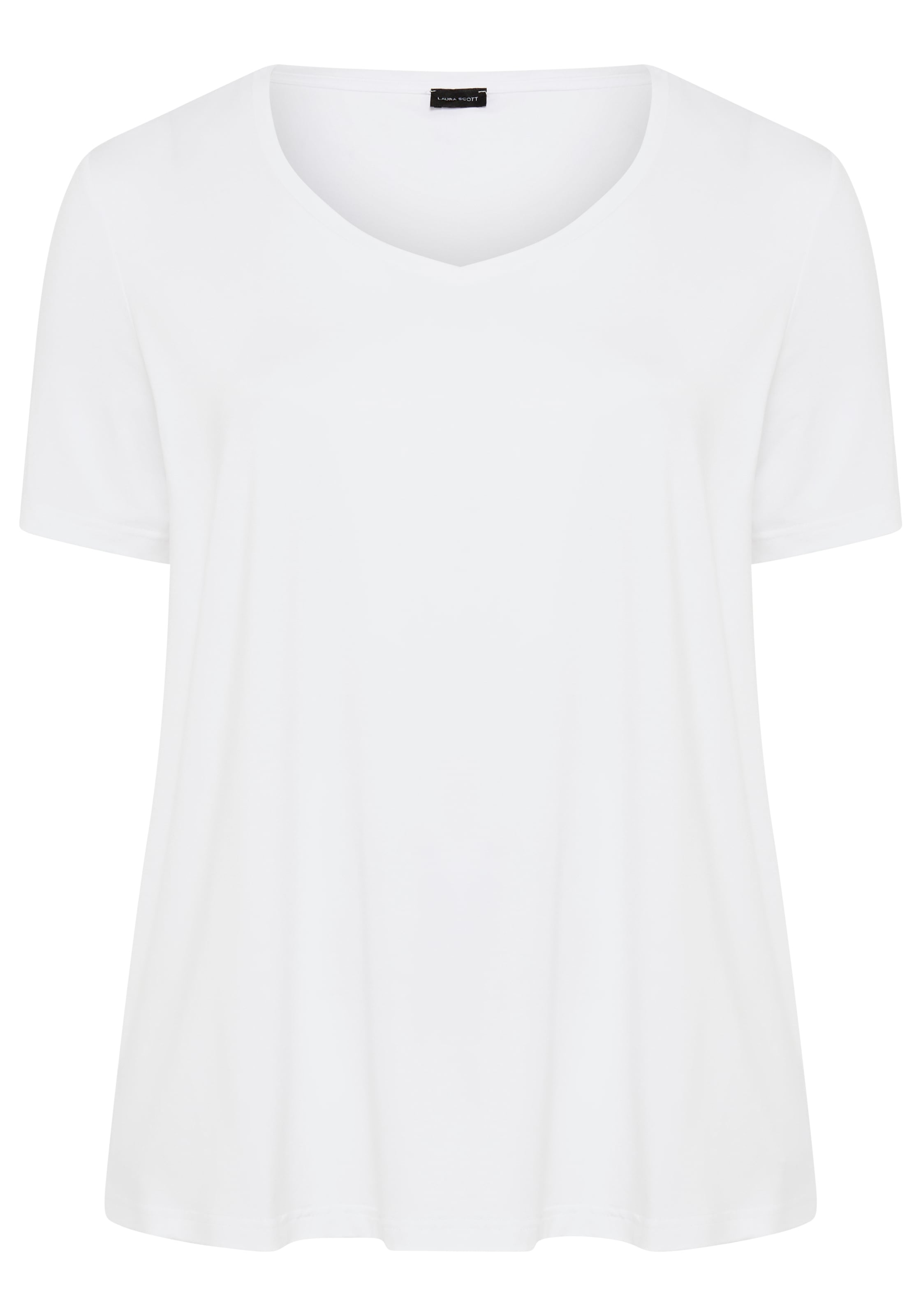 Laura Scott CURVE T-Shirt , mit V-Ausschnitt aus fliessender Viskose - GROSSE GRÖSSE