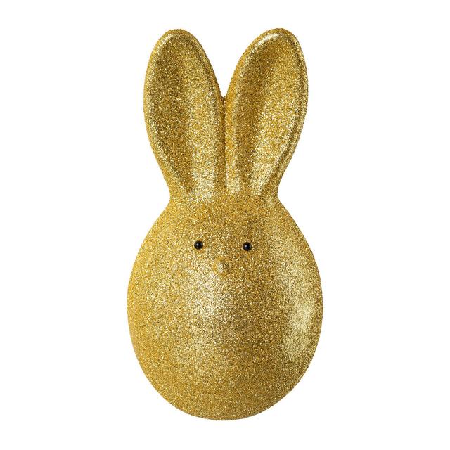 Hase glitzernd, 2er Set, 13 und 19 cm Höhe