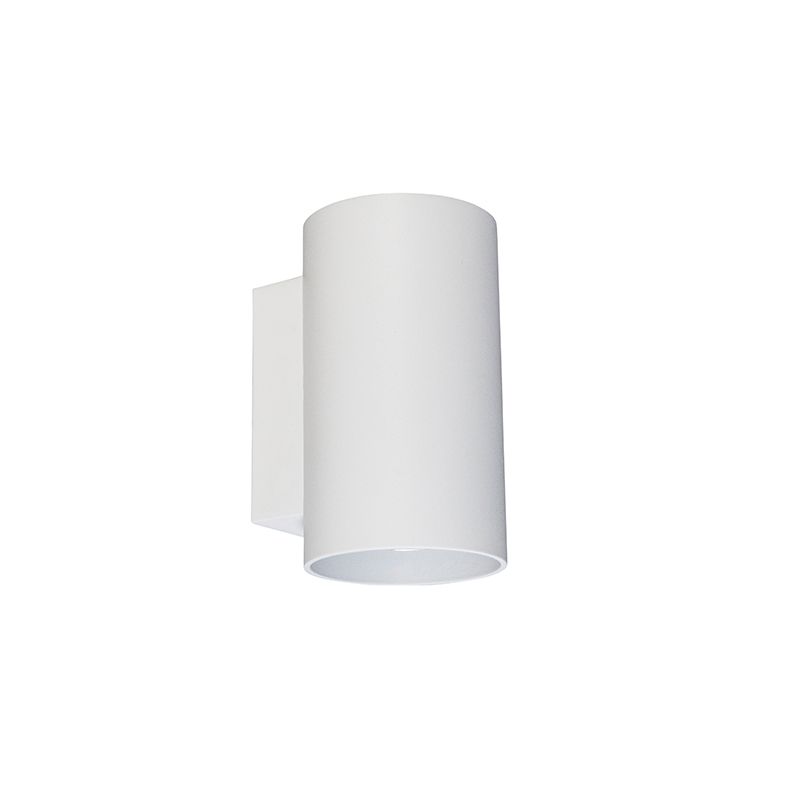 Moderne wandlamp wit rond 2-lichts - Sandy